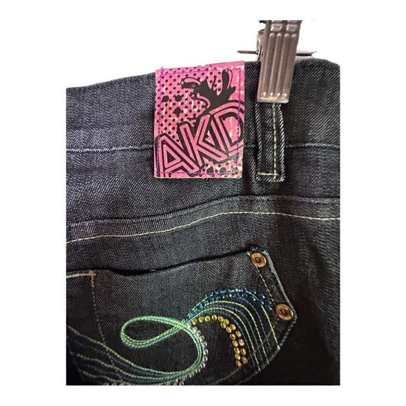 NWT AKA/MKS Dark Wash Skinny Leg Jeans - Size 27 - Picture 7 of 12